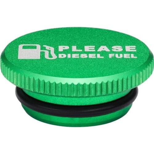 Green Fuel Cap Billet Aluminum for Dodge Ram Cummins with Magnetic (2013-2017) Auto Parts