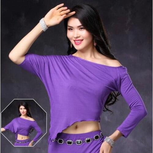 New arrival modal belly dance top for woman belly dance wear 4colors M, L 1022