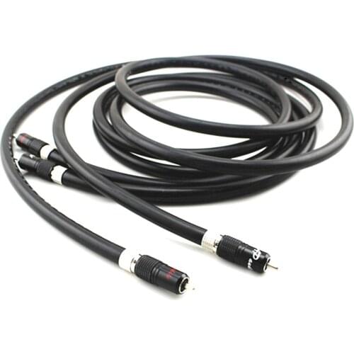 2 meter/ pair Ortofon OFC interconnect cable RCA Audio Cable With Rhodium plated RCA plugs
