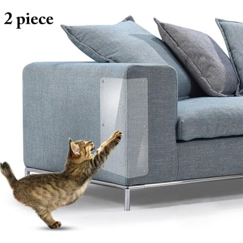 2Pcs Anti Scratch Pet Guard Cat Scratching Adhesive Corner Guard PVC Cat Scratchers Furniture Protector Pet Supplies