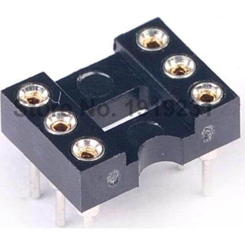 20PCS 6Pin DIP IC Sockets Adaptor Solder Type 6P Round Hole Socket DIP-6
