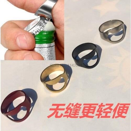 2000pcs Multi-function Stainless Steel Colorful Ring-Shape Opener Beer Bottle Opener Diameter 22mm hot
