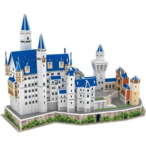 3D Neuschwanstein Castle Puzzles for Adults and Teens Germany Architecture Building Model Kits intelligence toys