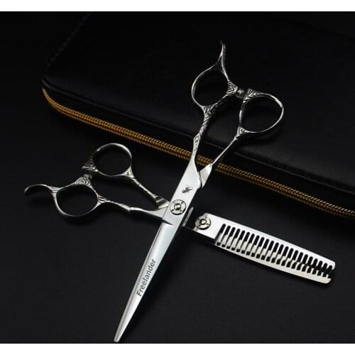 6 inch Barber Hairdressing Cutting Thinning Scissors Set Barber Shears Professional Hair Salon Haircut Scissor