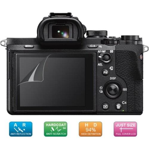 6pcs, 3pack) LCD Guard Screen Display Protector for Sony A7 II III / A7S II / A7R IV / A77 II / A7M2 A7SM2 A7RM2 A77M2 A99 A9II