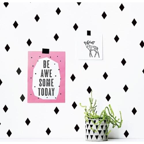 Diamond Wall Decal, DIY Diamond Vinyl Wall Stickers, Removable Home Decoration Art D04