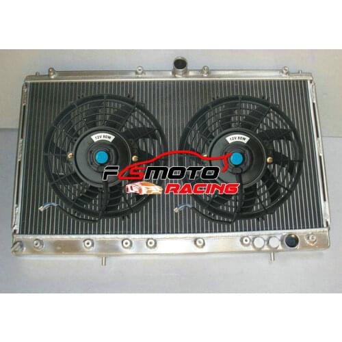 Aluminum Radiator For Mitsubishi 3000GT GTO Dodge Stealth 3000 GT V6 6G72 3.0L MT VR4 SL R/T SR MR Turbo 1991-1999 OR WITH FAN