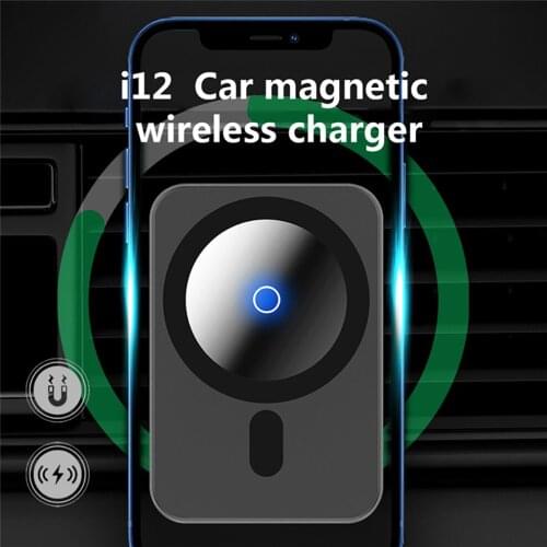 15W Magsafe Car Wireless Charger Airvent Mount Magnet Adsorbable Phone Car Holder For iphone 12 12 Pro Max 12 Mini Fast Charging