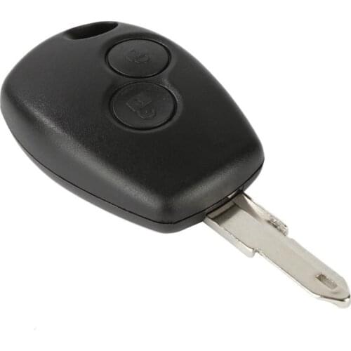 For Nissan Car Alarm Key Case Okeytech 2 Buttons Remote Car Key Shell For Renault Duster Clio DACIA 3 Twingo Logan Sandero Modus