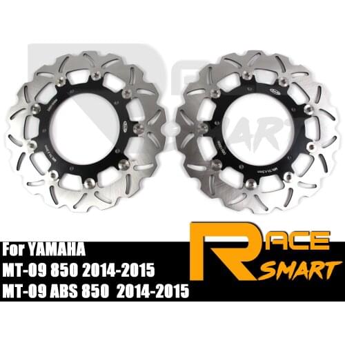 MT-09 ABS 2014-2015 Motorcycle CNC Floating Front Brake Disks Discs Rotors For YAMAHA MT09 MT 09 XJ6-ABS XJ6 MT-09 TRACER ABS 15