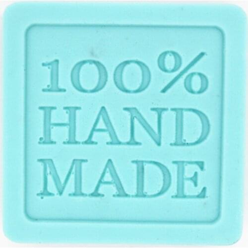 6.8x6.8x2.6cm handmade soap mold square shape silicone mould