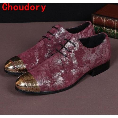 Choudory Italian Brand Men Velvet Slippers Loafers Slip-on Casual Mens Flats Luxury Wedding Dress Formal Shoes Black Blue