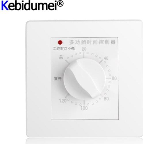 Mechanical Timer Switch AC 220V 20/60/120 Minutes Intelligent Timer Switch Controller Countdown High Power Timing Control Tools