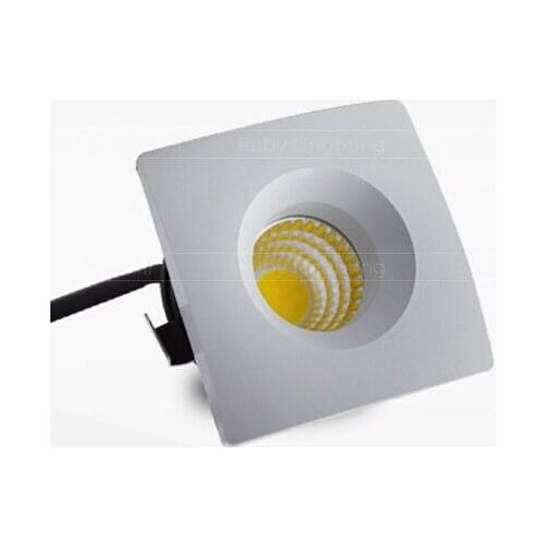 Free shipping 5W Dimmable Foyer living sitting recessed micro miniature spot down light small mini COB square LED downlight