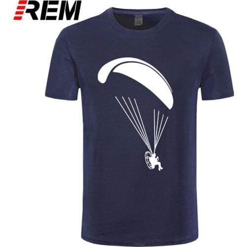 Paramotor flyer Paramotorist Fashion Men Tee Shirt Summer T-shirt Cotton Mens raglan Short Sleeve O Neck Streetwear T Shirt Tops