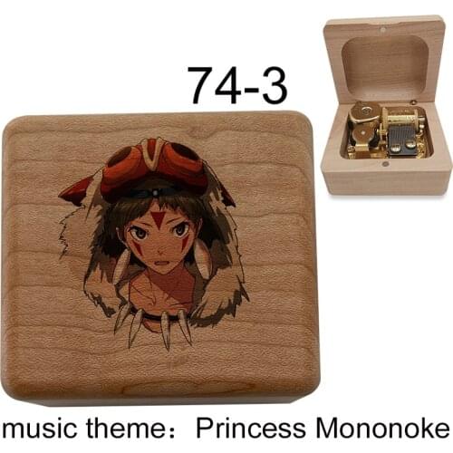 Mononoke Hime Princess Mononoke ashitaka music box wind up Japanese anime fans kids girls birthday christmas gift Home Decor