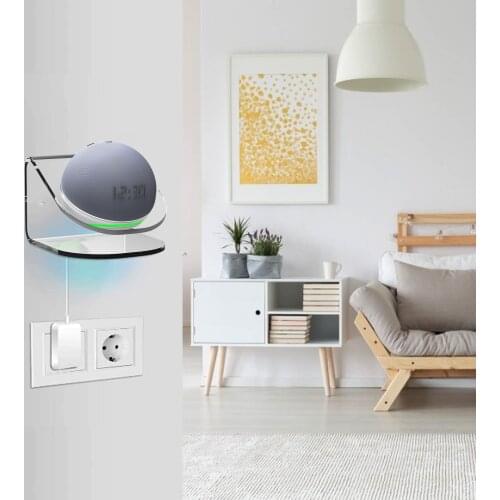 For Alexa Echo Dot 4 Generation Wall Mount Hanger Holder Speaker Shelf Stable Stand Space Saving Bracket Assistants Standard