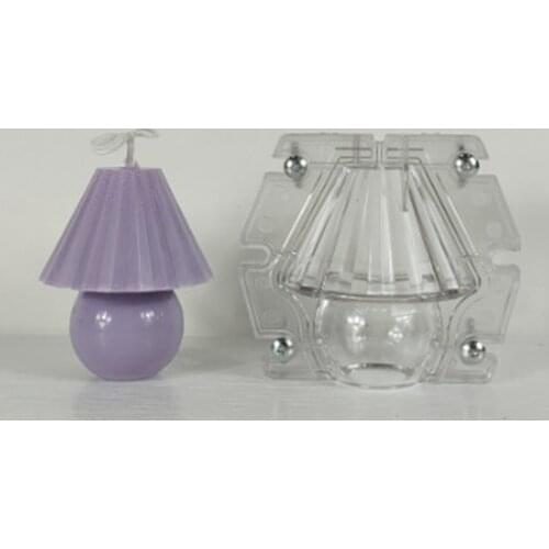 Plastic Candle Mold, Small Table Lamp Shaped Candle Mould DIY Handmade Crafts Making