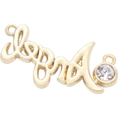 Custom Metal Logo Labels With Plastic Diamond For Clothes Customized With Own Logo Metal Tags For Clothing Patchwork Acessorios