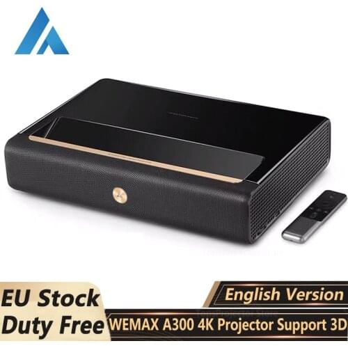 Fengmi WEMAX A300 4K Projector Ultra Short Range Laser Projection TV 250nit 4000:1 Contrast Ratio Cinema Home Theater Support 3D