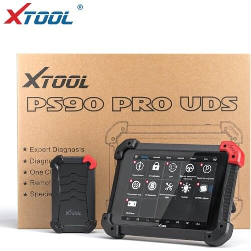 XTOOL PS90 PRO Professional OBD2 diagnostic tools work Both Car and Trucks PS90 Heavy duty code read scanner odometer adjustment