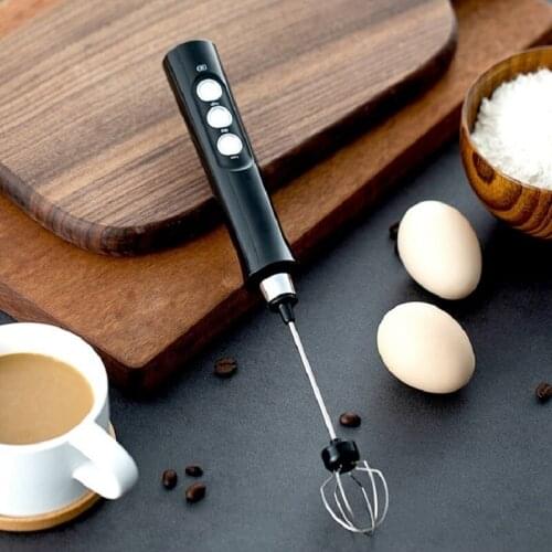 Handheld Electric Milk Frother Whisk Coffee Blender Household Rechargeable Baking Mini Machine Egg Beater Bubbler Home DIY Tool