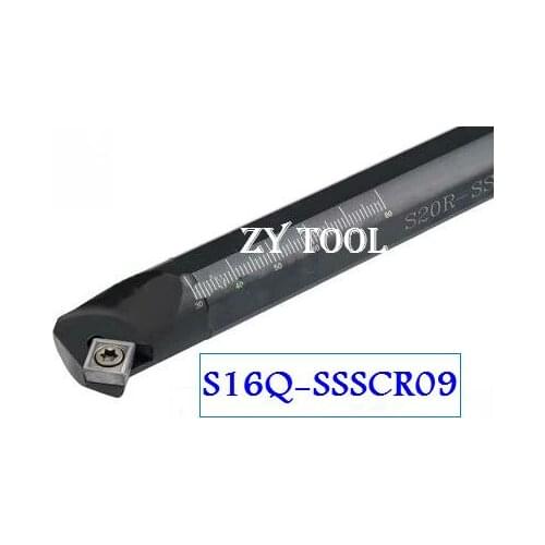 S16Q-SSSCR09 Boring Bar,Internal turning tool,CNC turning tool holder,Lathe cutting tool,CNC bar tools for SCMT09T3 Inserts