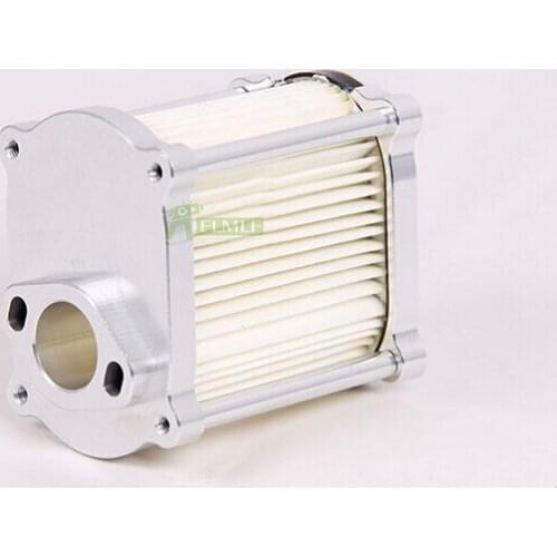 Alloy CNC Paper Core Air Filter Fit for 1/5 Scale HPI ROFUN ROVAN KM Baja 5B/5T/5SC RC CAR Engine PARTS