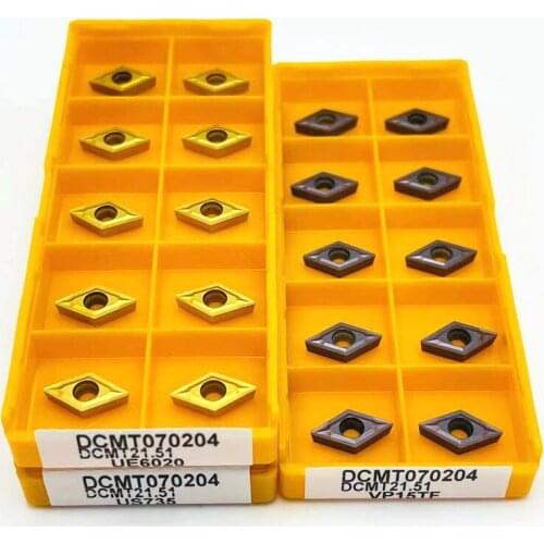 Lathe tool DCMT070204 UE6020 high precision milling metal turning tool DCMT 070204 general lathe tool CNC parts carbide toolDCMT