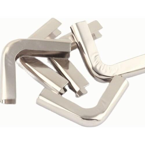 30mm Silver Iron Corner Protection Corners Vintage Box Corner Decorative Wood Corner Bronze Book Corner clip