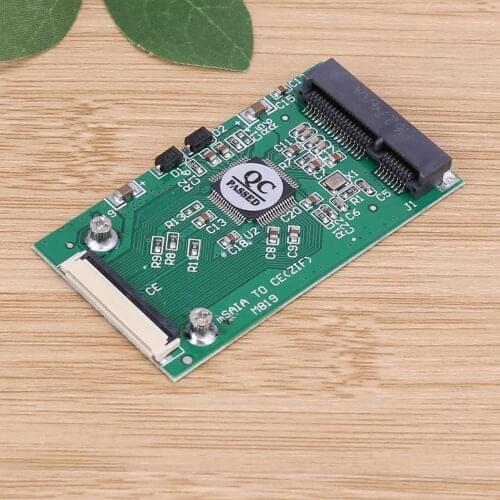 Universal 1pc Mini SATA mSATA PCI-E IPOD SSD To 40pin 1.8 Inch ZIF CE Converter Card Support. 3.3V Mini PCI-e SSD MSATA Module