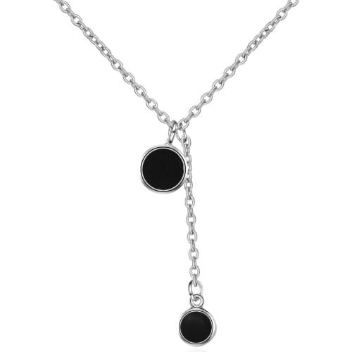 Simple Fashion 925 Sterling Silver Necklace Pendant Tassel Necklace For Women Girl Trendy Gift
