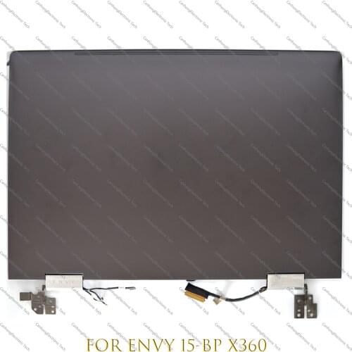 15.6" Laptop Replacement For hp envy X360 15-bp 15-bq 15-bp106na LCD Touch Screen Digitizer Full Assembly With Hinges Lid Cover