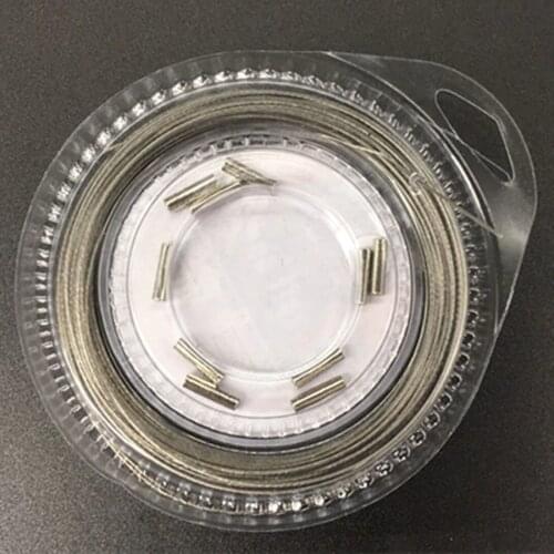 1*7 Strands Stainless Steel Wire Fishing Wire Trace with Coating Wire Leader Coating Jigging Wire Lead Fish Jigging Line