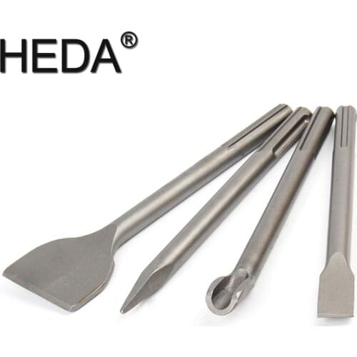 1PC SDS-Max Chisel Electric Hammer Drill Bit Point/Groove/Flat Chisel Masonry Tools Set For Shoveling Concrete Brick Wall Rock