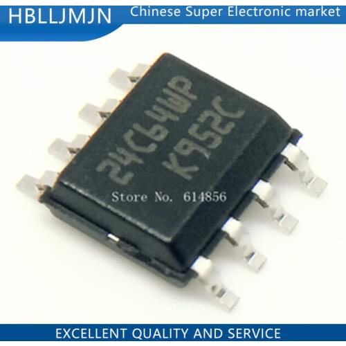 10PCS 24C64WP M24C64-WMN6TP SOP8 IC