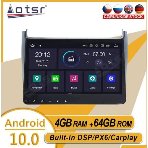 4+64G For Volkswagen VW POLO 2016 2017 2018 Car Stereo Multimedia Player Android GPS Navi Auto Audio Radio Recorde PX6 Head Unit