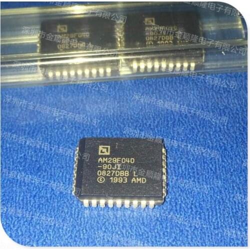 5pieces AM29F040-90JI 4 Megabit (524,288 x 8-Bi flash