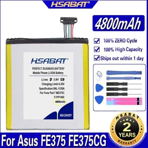 HSABAT C11P1402 4800mAh Top Capacity Battery for ASUS Fone Pad 7 ME375C FE375 FE375CXG K019
