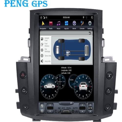 13.6 "Tesla Style Car Radio Vertical Screen For 2007-2015 Lexu LX570 GPS Navigation Recorder Headunit Multimedia Player 4G + 32G