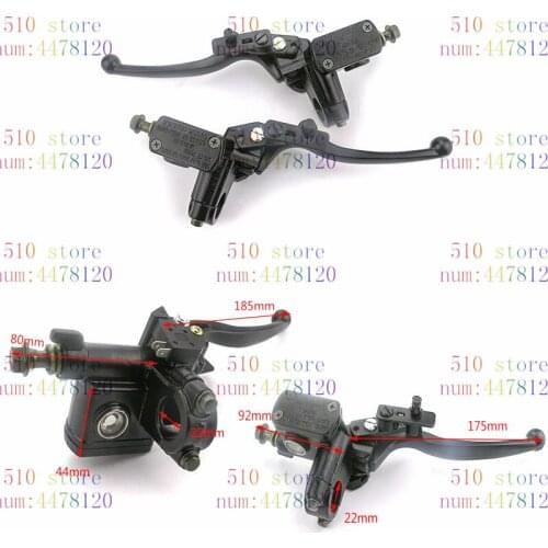 Free shipping 1 Inch 25MM Left Right Universal Motorcycle Brake Master Motorbike Cylinder Hydraulic Pump Clutch Lever