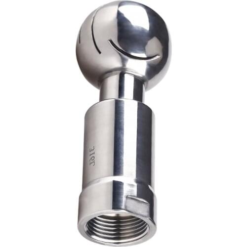 BSP1/2"-2" Inch SS304 Stainless Rotary Spray Ball Sanitary Female Thread CIP Tank Cleaning Head 360 Degree Coverage Wash Fittin