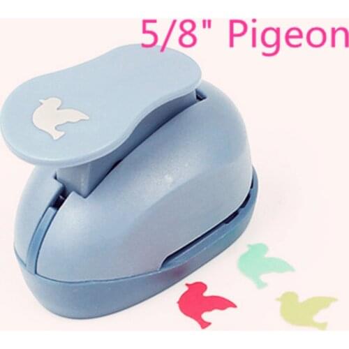 Pigeon shaped 5/8" paper EVA foam hole punches greeting card handmade peace dove craft punch cortador de papel de scrapbooking