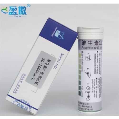 Quick test of vitamin C test strips