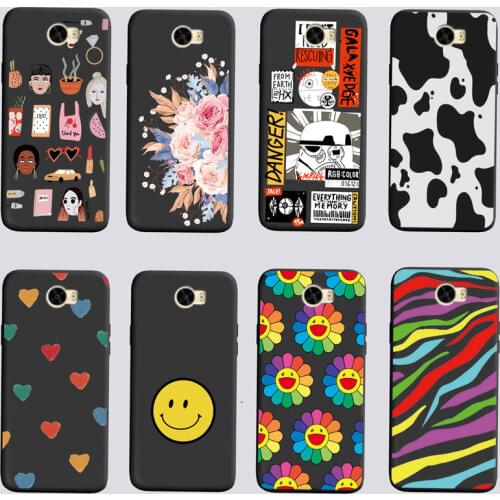 Case For Huawei Y5 II Y5II Y5 Case For Huawei Honor 5A Silicon Cover Flower Cartoon TPU Cases For Honor 5A LYO-L21 CUN-U29 Coque