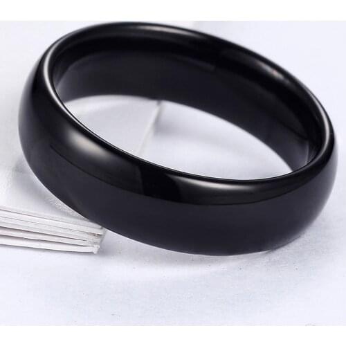 Black ceramic ring smart fashion ring em4305 or uid chip new RFID 125kHz or 13.56MHz