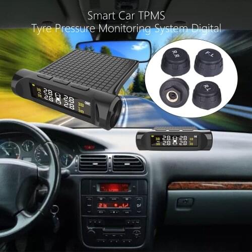 Tyre Pressure External Sensor Car Auto Security Alarm Systems Digital LCD Display Car TPMS Tyre Pressure Monitoring System