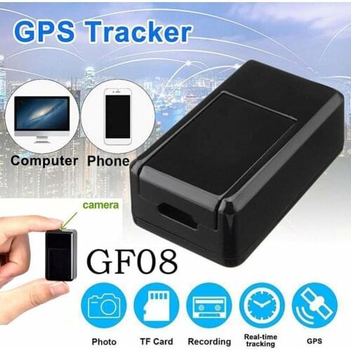 GF08 GPS Tracker Mini Car GPS Locator Real Time Tracker GSM/ GPRS Listening Device