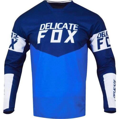 Delicate Fox 180 Revn Jersey Mountain Bicycle Offroad Long Sleeve Scooter Street Moto Summer T-shirt