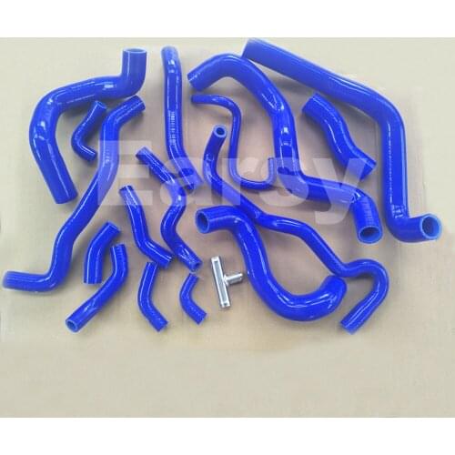For Bmw Mini Cooper S R56 1.6T 2006-2013 Blue Radiator Silicone Coolant Hose Kit